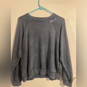 brand: american eagle outfitters; size: medium; color: blue/gray. never worn.